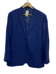 画像：ジャケット/44/ウール/BLU/チェック/4573-001ND006