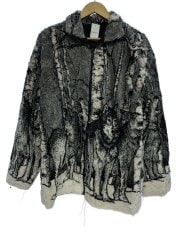 画像：フリースジャケット/L/ポリエステル/BLK/USA製