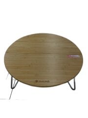 画像：LV-071TR テーブル ワンアクションちゃぶ台竹 M LV-071TR