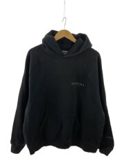 画像：パーカー/L/コットン/BLK/無地