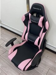 画像：座椅子/フェイクレザー/PNK