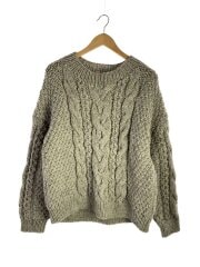 画像：ニット・セーター(厚手)/FREE/ウール/GRY/無地/GA47-22M005