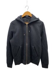 画像：ジップパーカー/S/コットン/GRY/無地/RM171Q JUJ HAY42W