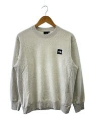 画像：HEATHER LOGO CREW_ヘザーロゴクルー/M/コットン/GRY/無地