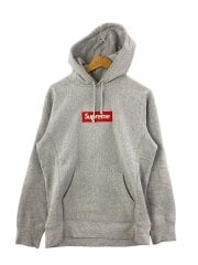画像：16FW/Box Logo Hooded Sweatshirt/Heather Grey/裏起毛/M//