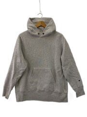 画像：REVERSE WEAVE/目無/袖Cマーク/S/コットン/GRY/無地/C8-C124
