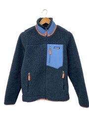 画像：クラシック・レトロX・ジャケット_ブルー/S/ポリエステル/BLU/無地