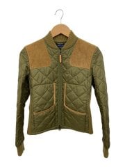 画像：キルティングジャケット/7/ポリエステル/KHK/無地