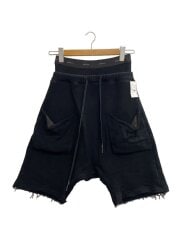 画像：ショートパンツ/1/コットン/BLK/無地/FU-P50-003//