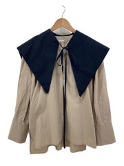 画像：oll/長袖ブラウス/2/コットン/BEG/112-85601