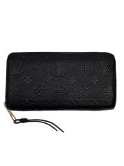 画像：ジッピー・ウォレット_モノグラム・アンプラント/牛革/BLK/レディース