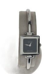 画像：クォーツ腕時計/アナログ/ステンレス/BLK/SLV/SS/1900L