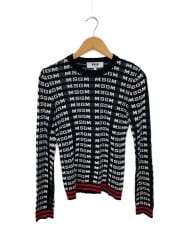 画像：ニット・セーター(薄手)/XS/コットン/BLK/総柄/2641MDM130