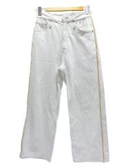 画像：ワイドパンツ/36/コットン/WHT/GAS-04080-A