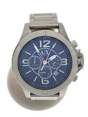 画像：クロノグラフ/クォーツ腕時計/アナログ/ステンレス/SLV/SLV/AX1512