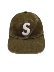 画像：25FW/Pigment Coated Canvas S Logo 6-Panel/キャップ/FREE/コットン