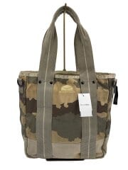 画像：TOTE BAG SMALL/EXPANDED WIDTH/トートバッグ/ナイロン/BEG/カモフラ