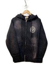 画像：DIRTY ZIP PARKA/ジップパーカー/L/コットン/BLK/2523-426NN