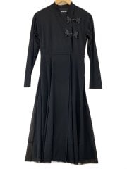 画像：長袖ワンピース/38/ポリエステル/BLK/15175042