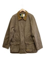 画像：90-00s/ダックハンティングジャケット/L/コットン/BRW/無地/襟汚れ有