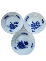 画像：ブルーフラワーカーブ/プレート/6点セット/BLU