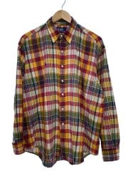 画像：×BEAMS/長袖シャツ/S/コットン/マルチカラー/マドラスチェック