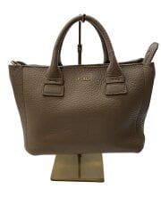画像：ショルダーバッグ/レザー/GRY/F6855