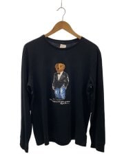 画像：ポロベア/長袖Tシャツ/M/コットン/BLK