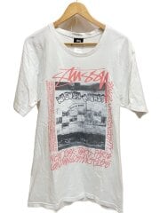 画像：グラフィックTシャツ/M/コットン/WHT/無地