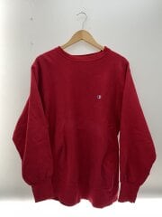 画像：80s/2枚タグ/トリコタグ中期/USA製/RW/スウェット/L/コットン/レッド