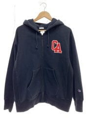 画像：REVERSE WEAVE 11.5oz./ジップフーデットスウェットシャツ/L/コットン/BLK/C3-W115