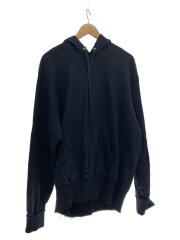 画像：Basic Hoodie/パーカー/L/コットン/ブラック