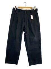 画像：TUCK WIDE PANTS/ボトム/L/ポリエステル×コットン/ブラック/24VFDKN-PTM01//