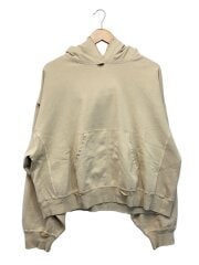 画像：別注ダメージ加工プルオーバーパーカー/FREE/コットン/BEG/フロント汚れ有