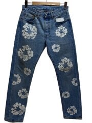 画像：×DENIM TEARS/COTTON WREATH CHAINSTITCH JEANS/31/デニム/IDG
