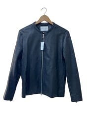 画像：17AW/シングルライダース/M/羊革/BLK/無地/GML-1706-B