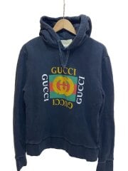 画像：Vintage Logo Cotton Sweatshirt/XS/コットン/BLK/454585 X5J57