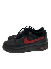 画像：AIR FORCE 1 07 LV8/27.5cm/ブラック/レッド/スニーカー/靴/HQ2037-005//