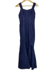 画像：マーメイドジャンパーワンピース/1/デニム/NVY/無地/SWF0221044