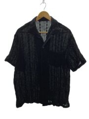 画像：半袖シャツ/2/コットン/BLK/US2419