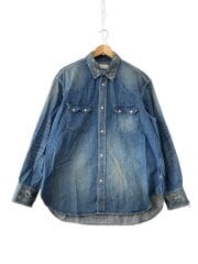 画像：長袖シャツ/2/コットン/IDG/M24C04SH01C/ORGANIC COTTON 8.5oz DENIM WE//