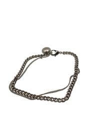 画像：ブレスレット/--/SLV/メンズ/2連チェーン