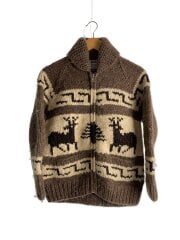 画像：カーディガン(厚手)/--/ウール/BRW