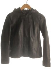 画像：レザージャケット・ブルゾン/--/牛革/BLK/無地/01-2160803-050-091