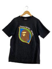 画像：Tシャツ/L/コットン/BLK