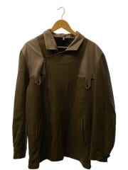 画像：90s/ダブルライダースジャケット/52/レザー/カーキ/EURO VINTAGE
