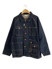 画像：24SS/POCKET DENIM COVERAL/カバーオール/1/デニム/インディゴ/24KO-AW08//