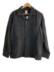 画像：MEN One-up Shirt/ジャケット/L/コットン/カーキ/HM835