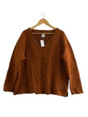 画像：V Neck Shirt /M/ウール/BRW/LQ787/