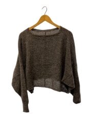 画像：24AW/ニット・セーター(厚手)/アルパカ/グレー/001251-18//